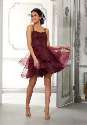 Morilee Organza A-Line Damas Dress 9574