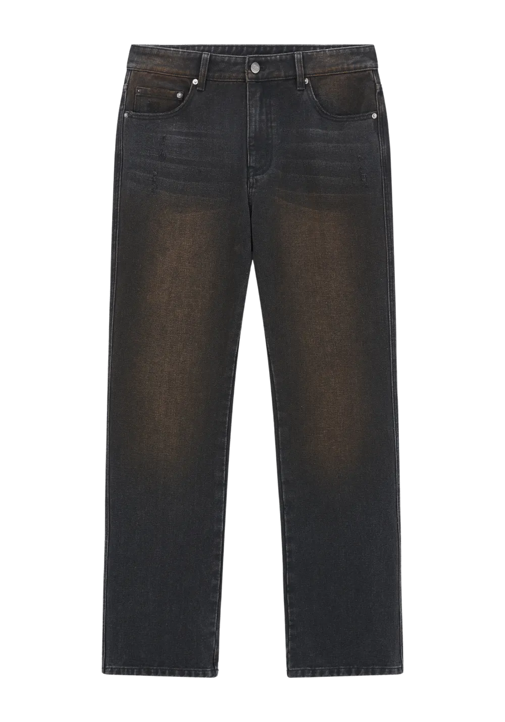 Mud Dyed Vintage Distressed Jeans