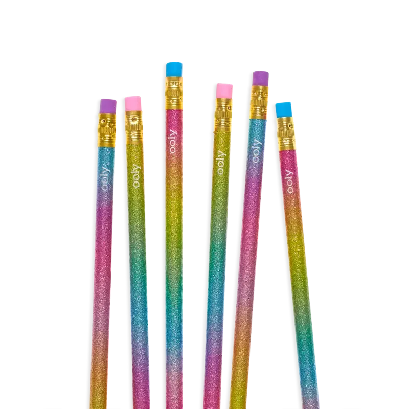 oh my glitter! graphite pencils - set of 6