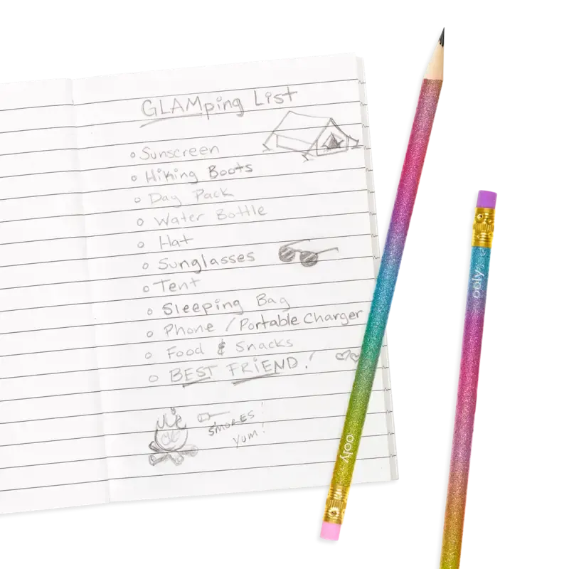 oh my glitter! graphite pencils - set of 6