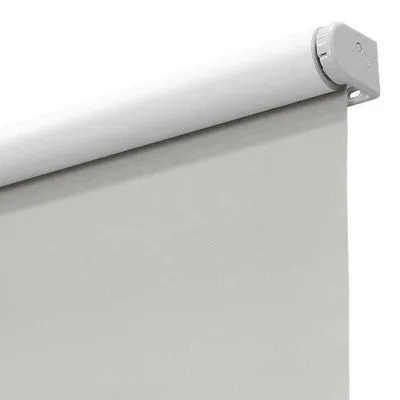 Open Box - 1pc 34"x72" Blackout Roller Window Shade with Slow Release System Gray - Lumi Home Furnishings