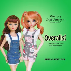 Overalls & Ruffle Shirt
