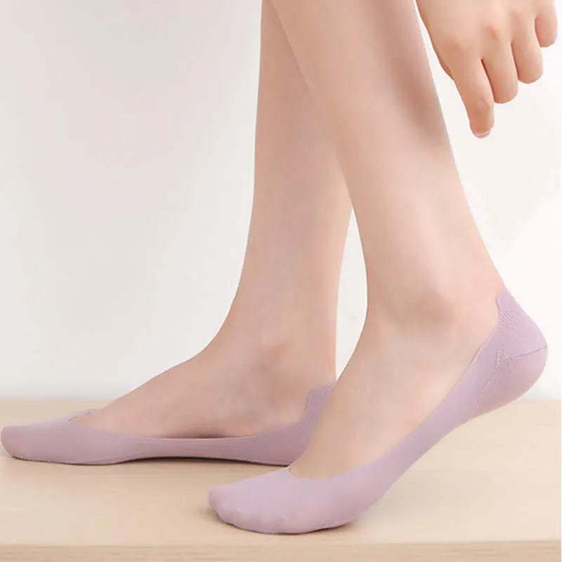 Plus Size Non-Slip No Show Socks(7 Pairs)
