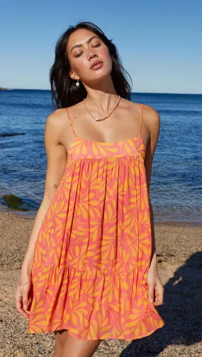 Pomelia Tiered Mini Dress