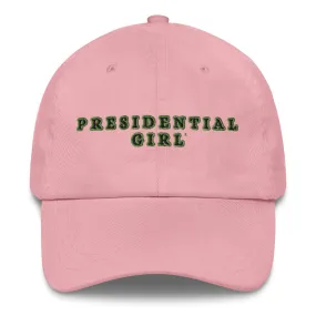 PRESIDENTIAL GIRL- GREEN AND BLACK CAP