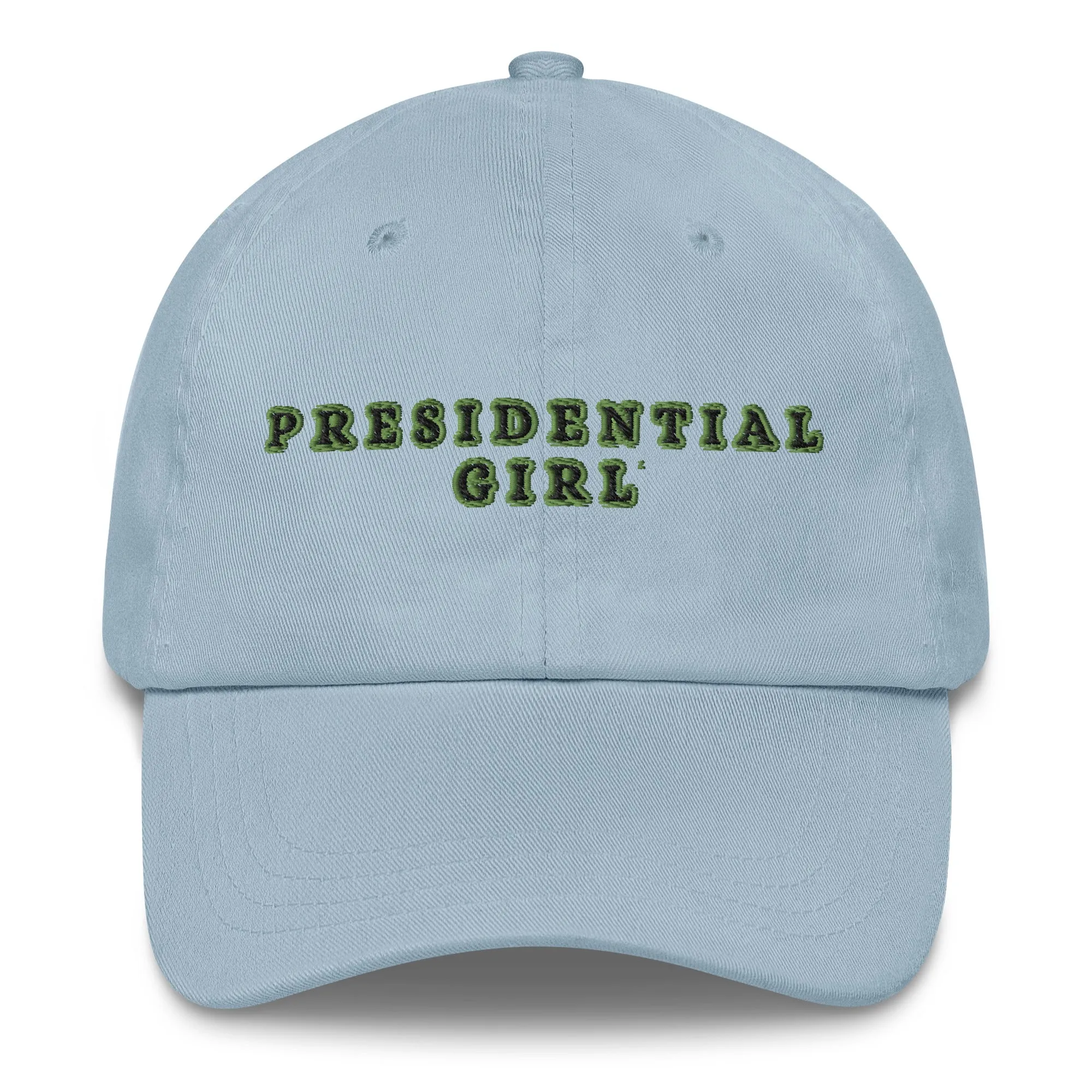 PRESIDENTIAL GIRL- GREEN AND BLACK CAP