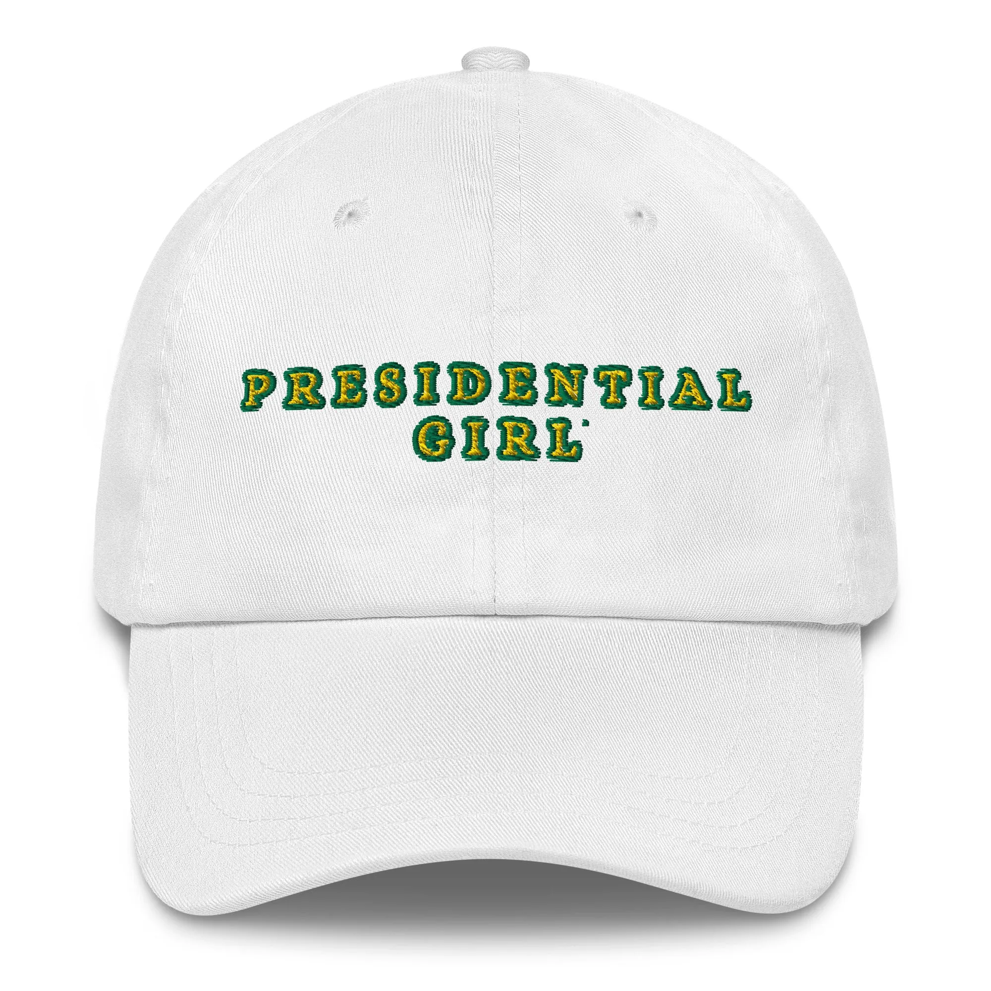 PRESIDENTIAL GIRL® - GREEN AND GOLD CAP
