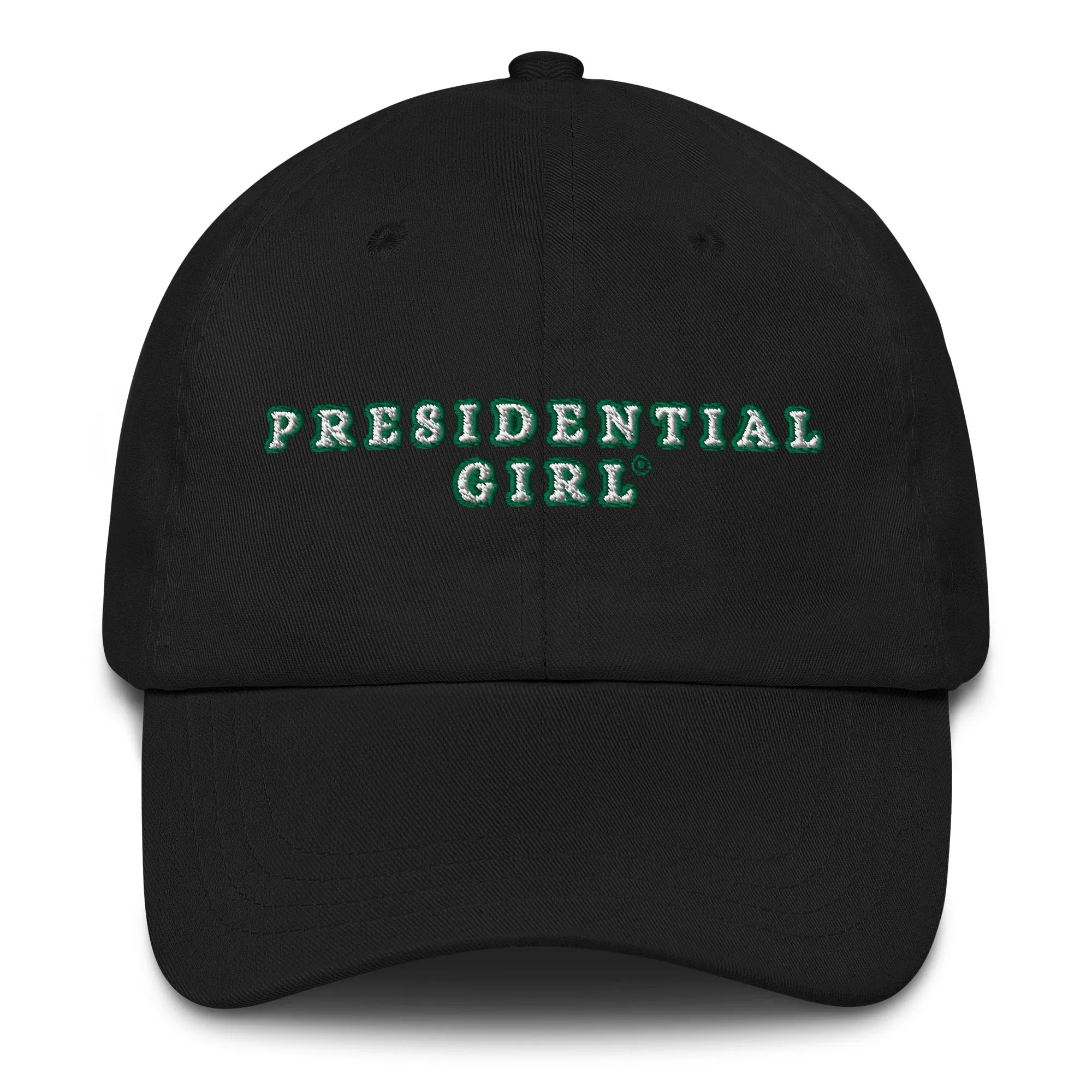 PRESIDENTIAL GIRL®- GREEN AND WHITE CAP