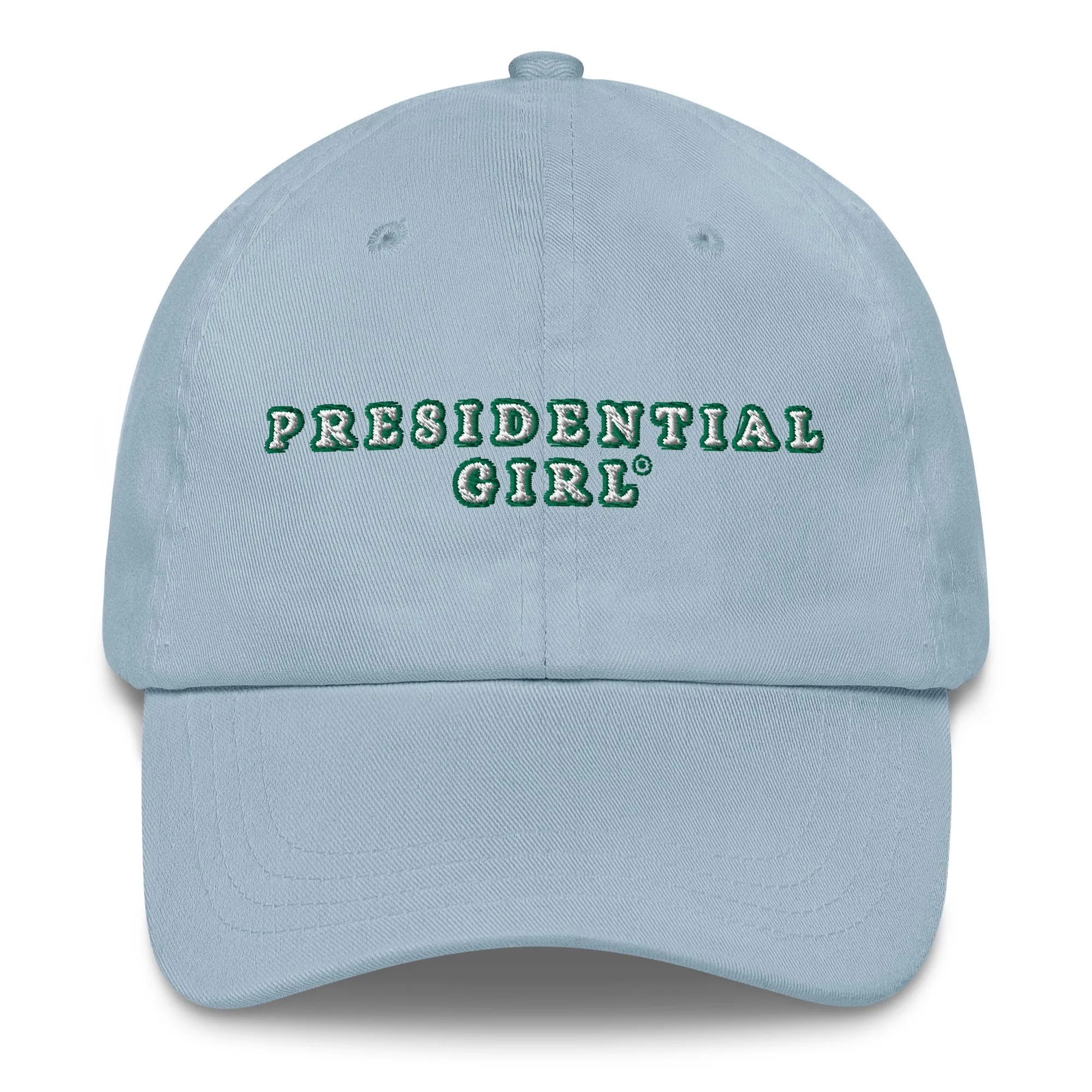 PRESIDENTIAL GIRL®- GREEN AND WHITE CAP