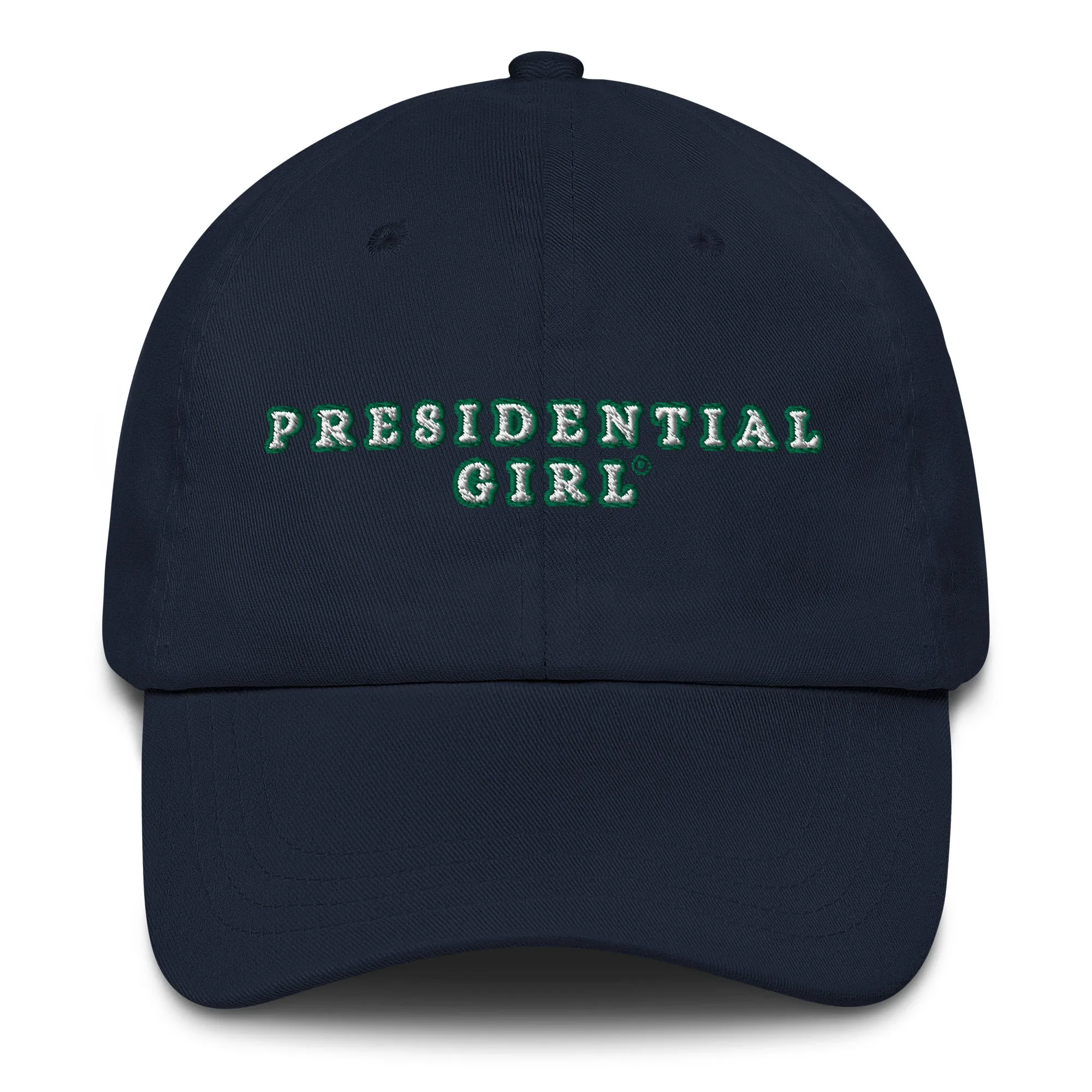 PRESIDENTIAL GIRL®- GREEN AND WHITE CAP