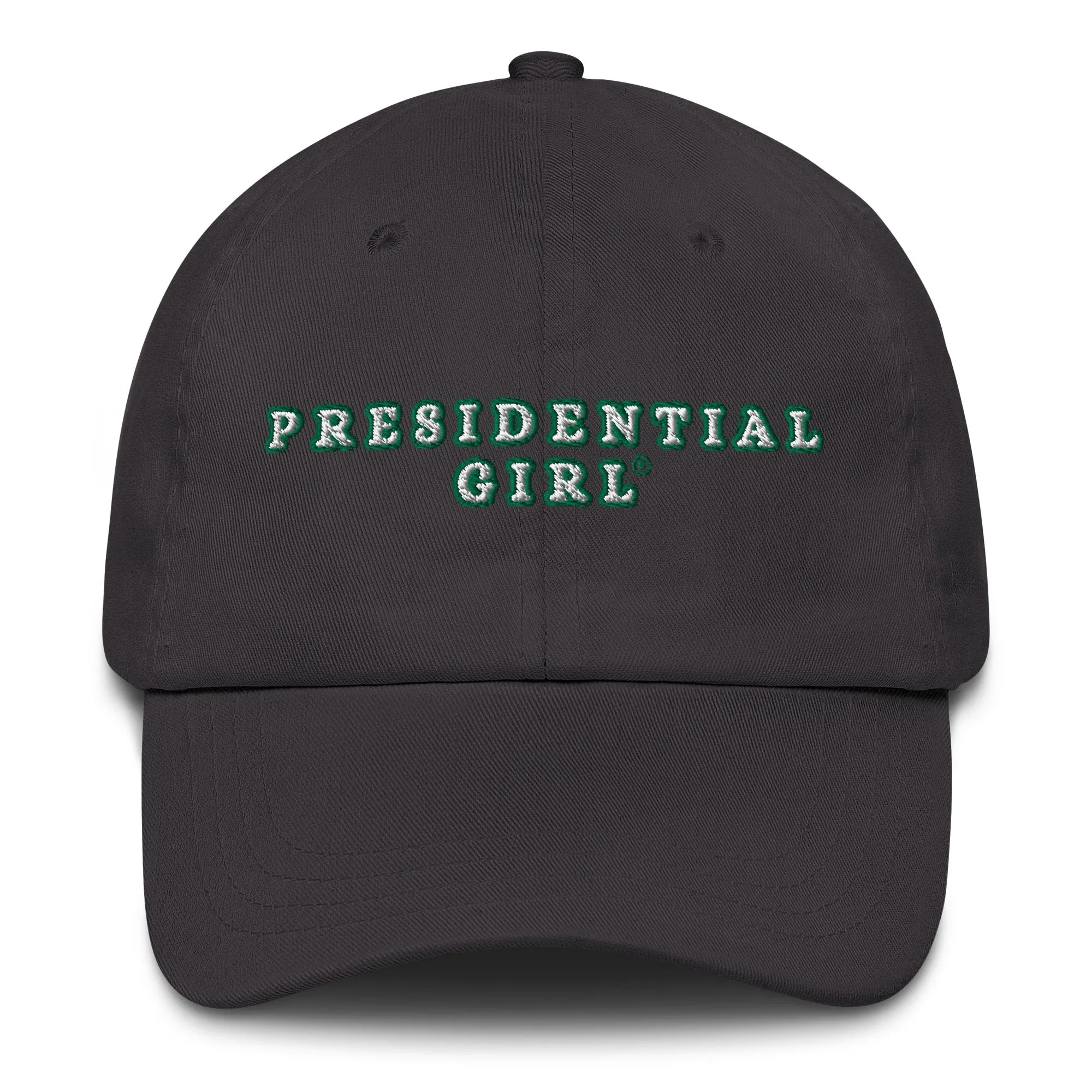 PRESIDENTIAL GIRL®- GREEN AND WHITE CAP