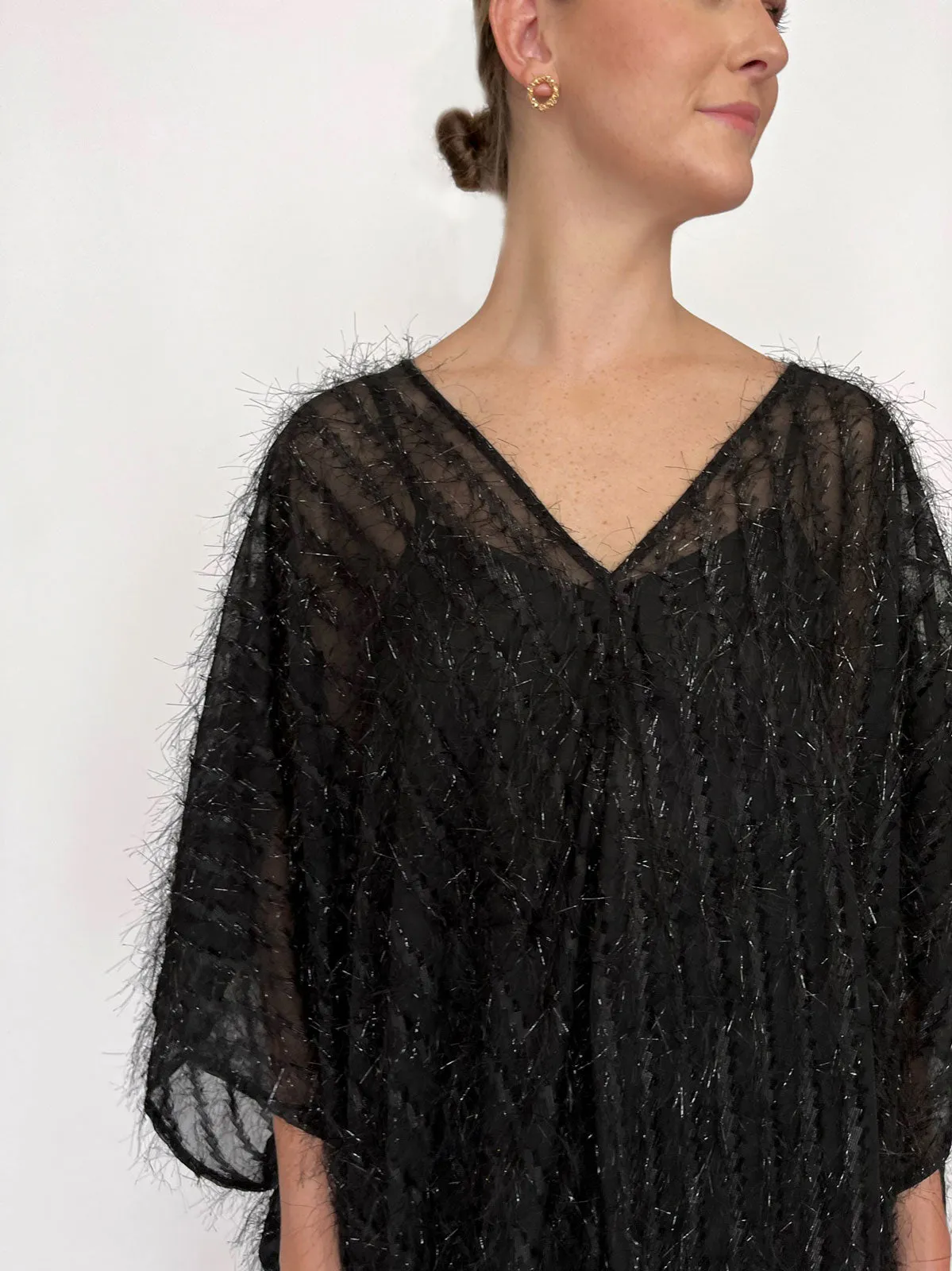 Rosemary Caftan Dress Black