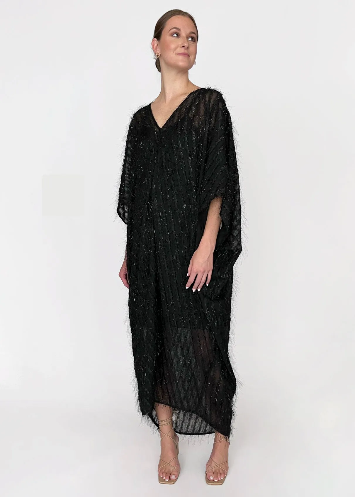 Rosemary Caftan Dress Black
