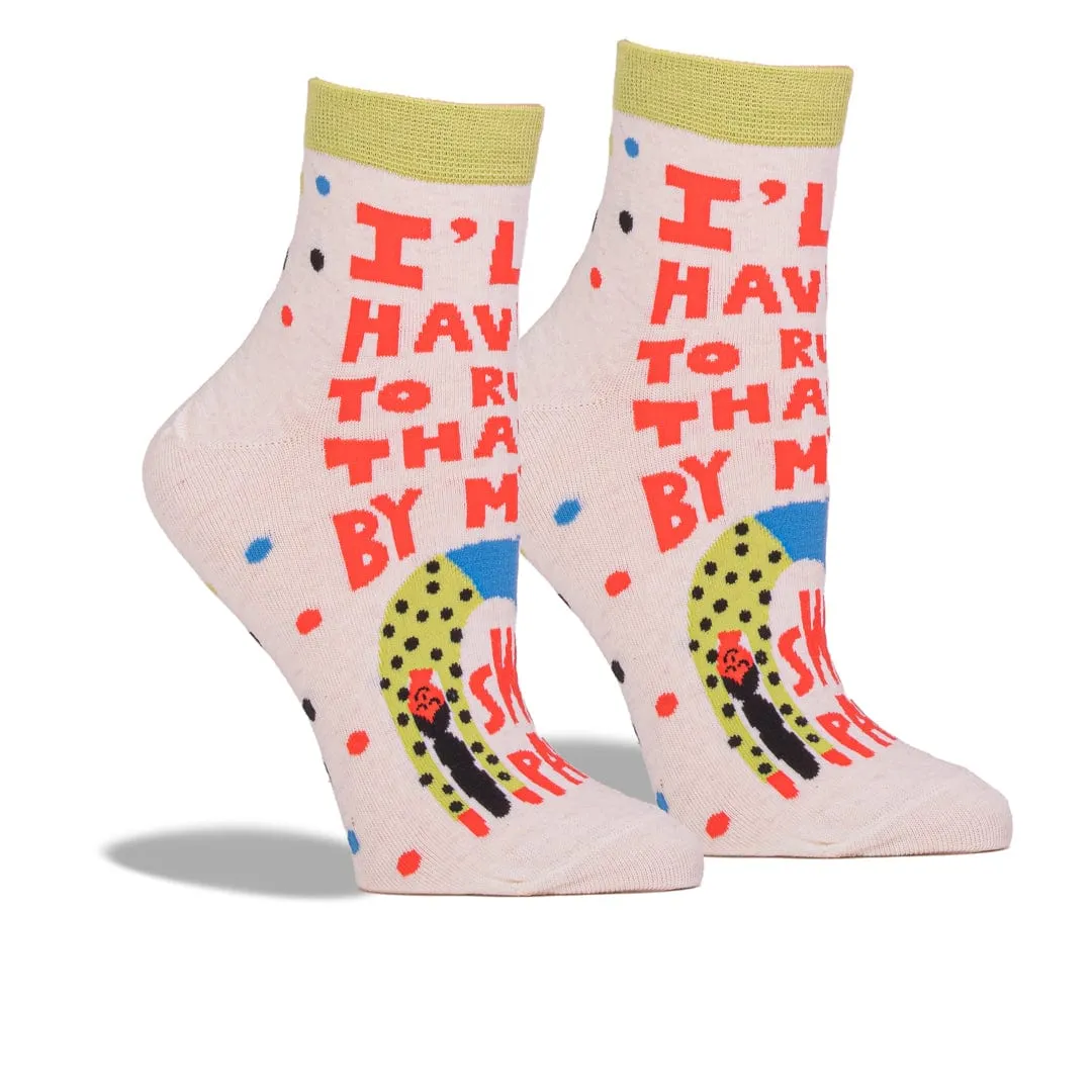 Run That By My Sweatpants Women's Ankle Sock