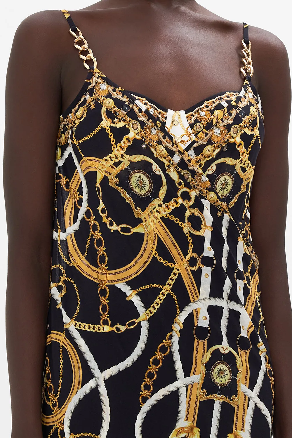 SARONG WITH STRAPS AND TRIM DETAIL COAST TO COAST