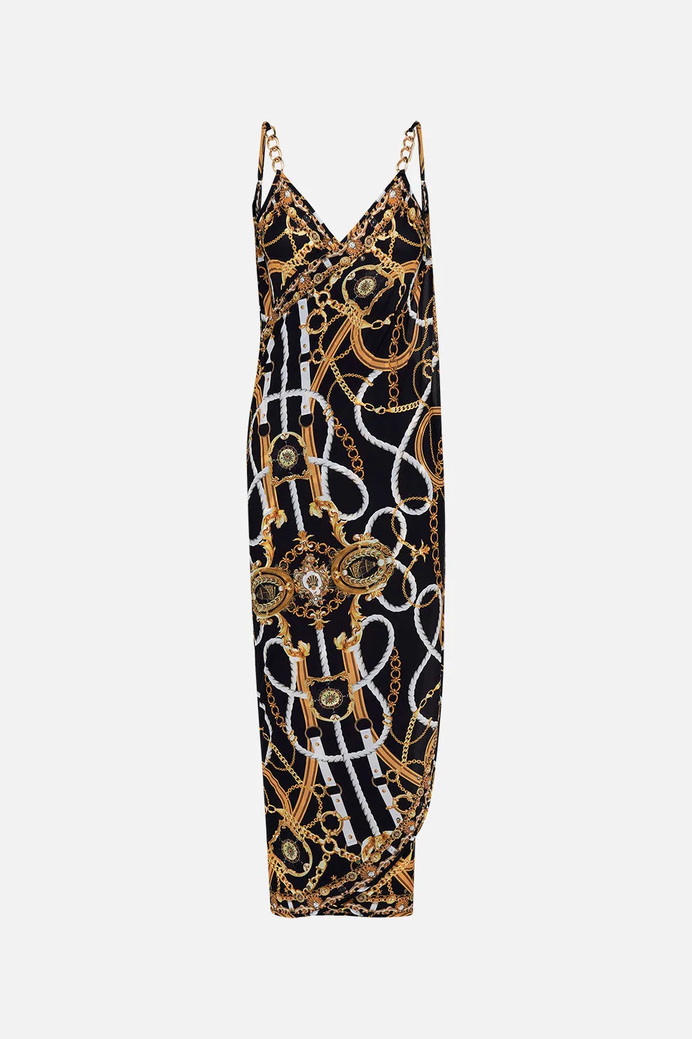 SARONG WITH STRAPS AND TRIM DETAIL COAST TO COAST