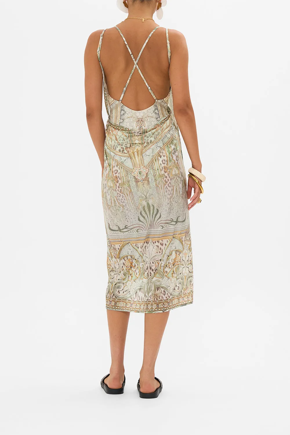SARONG WITH STRAPS AND TRIM DETAIL IVORY TOWER TALES