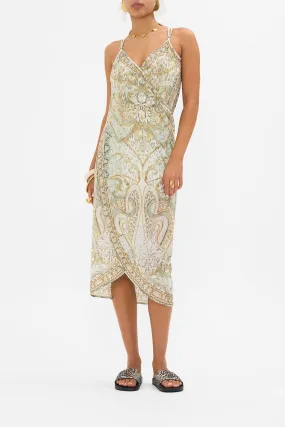 SARONG WITH STRAPS AND TRIM DETAIL IVORY TOWER TALES