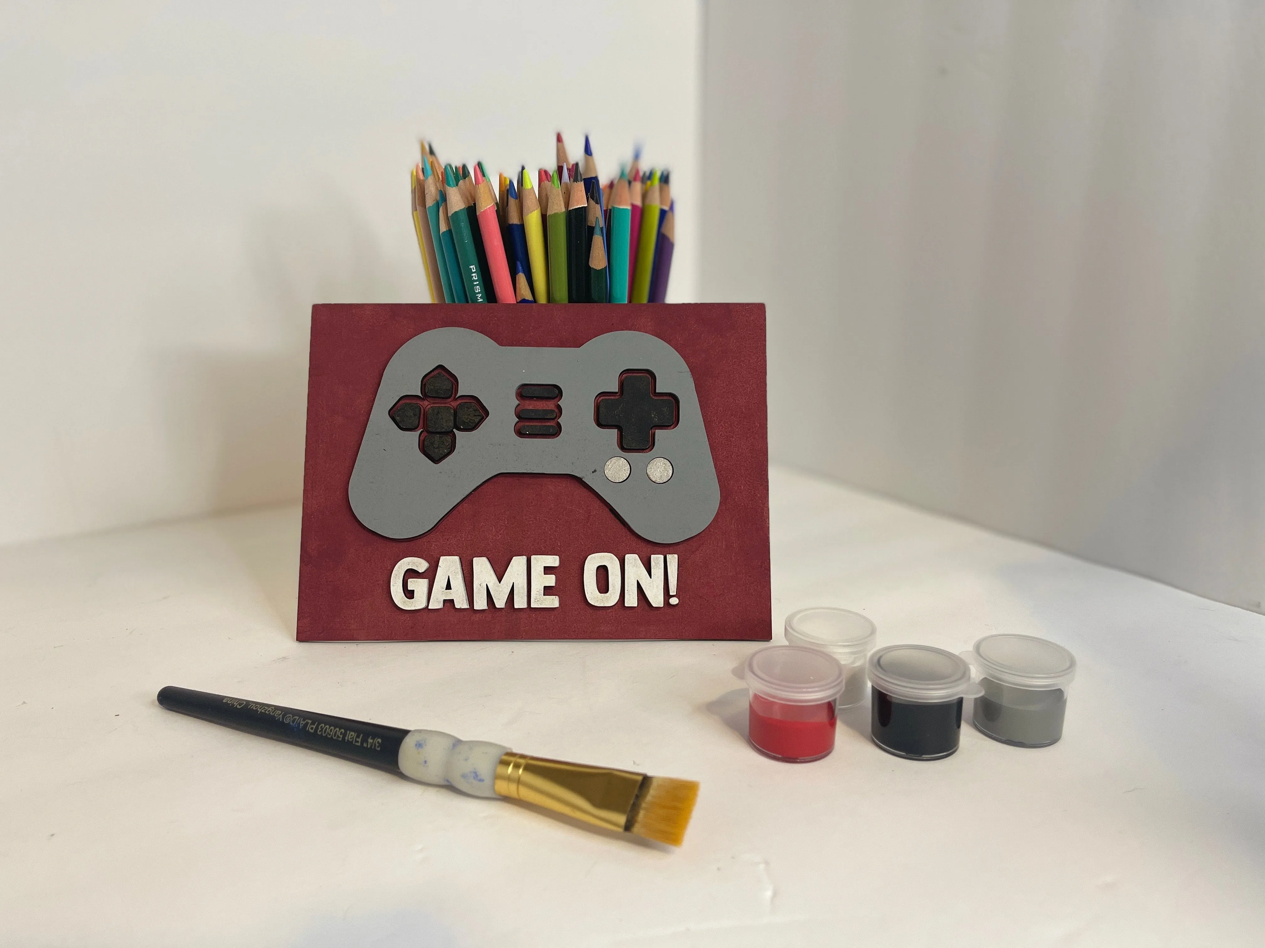 Set of 2 Video Gamer SVG DIY Kit Laser Ready File GLOWFORGE