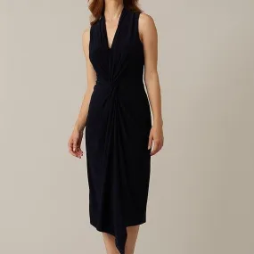 Slvless Wrap Dress