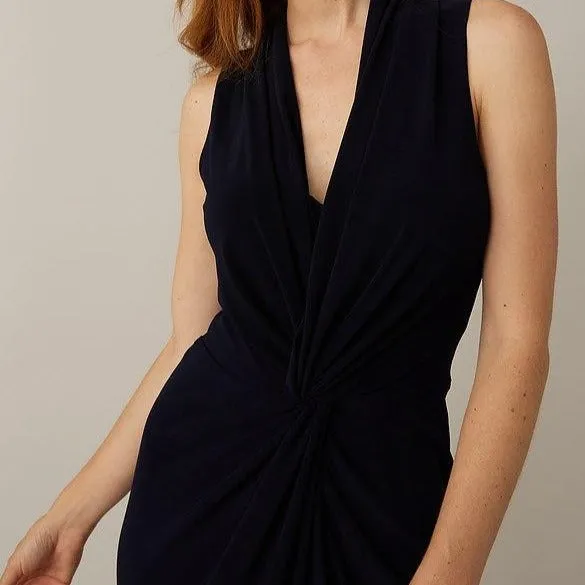 Slvless Wrap Dress