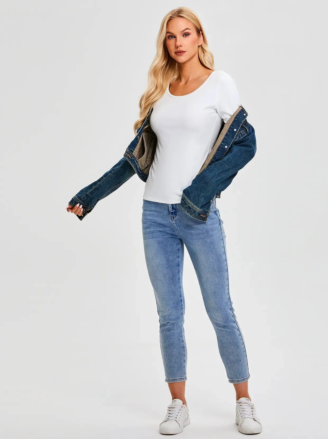 SOcomfi™ Crew-Neck 3/4 Sleeve Thermal Underwear for Women
