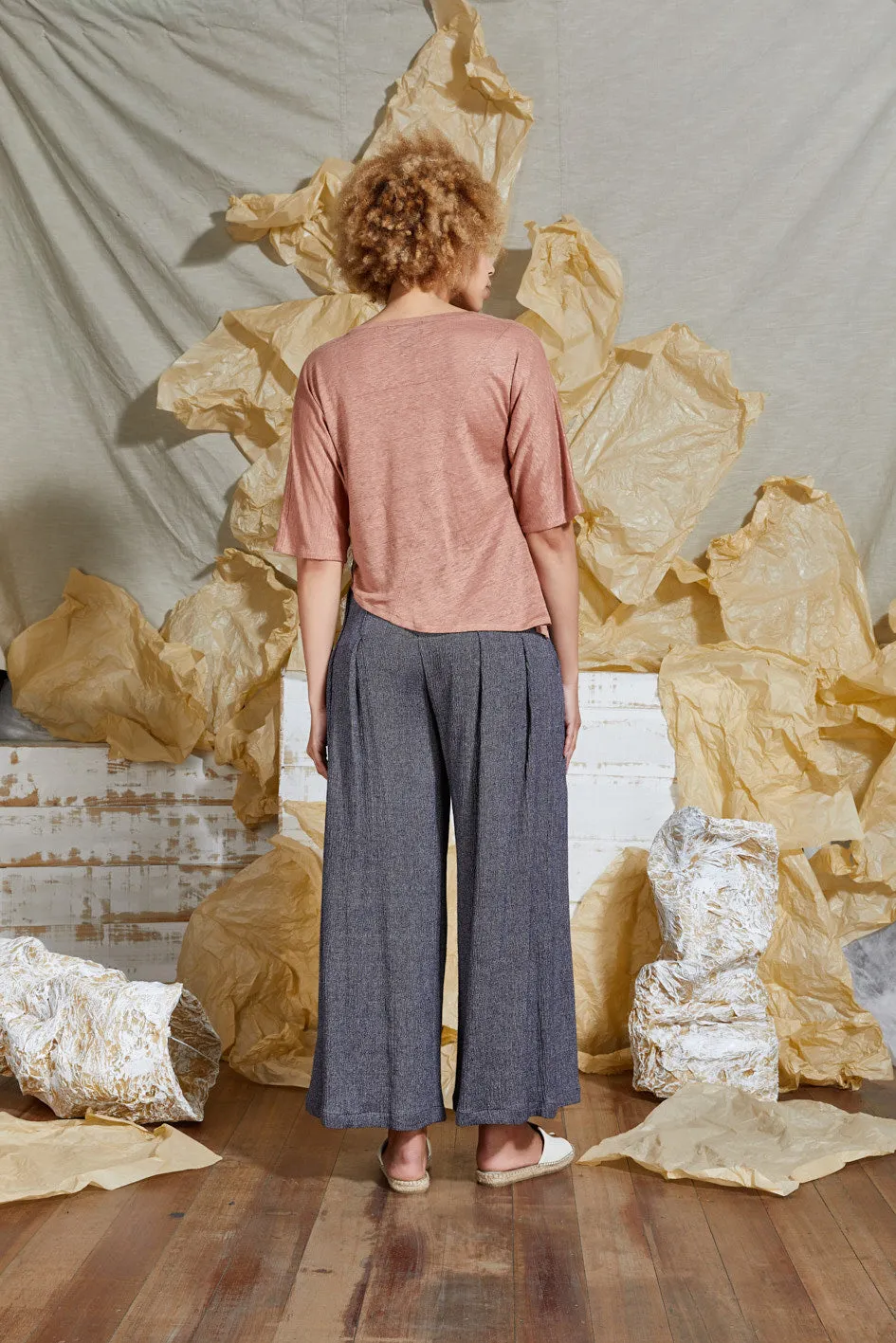 S/S 20 LESI WRAP TOP - CORAL