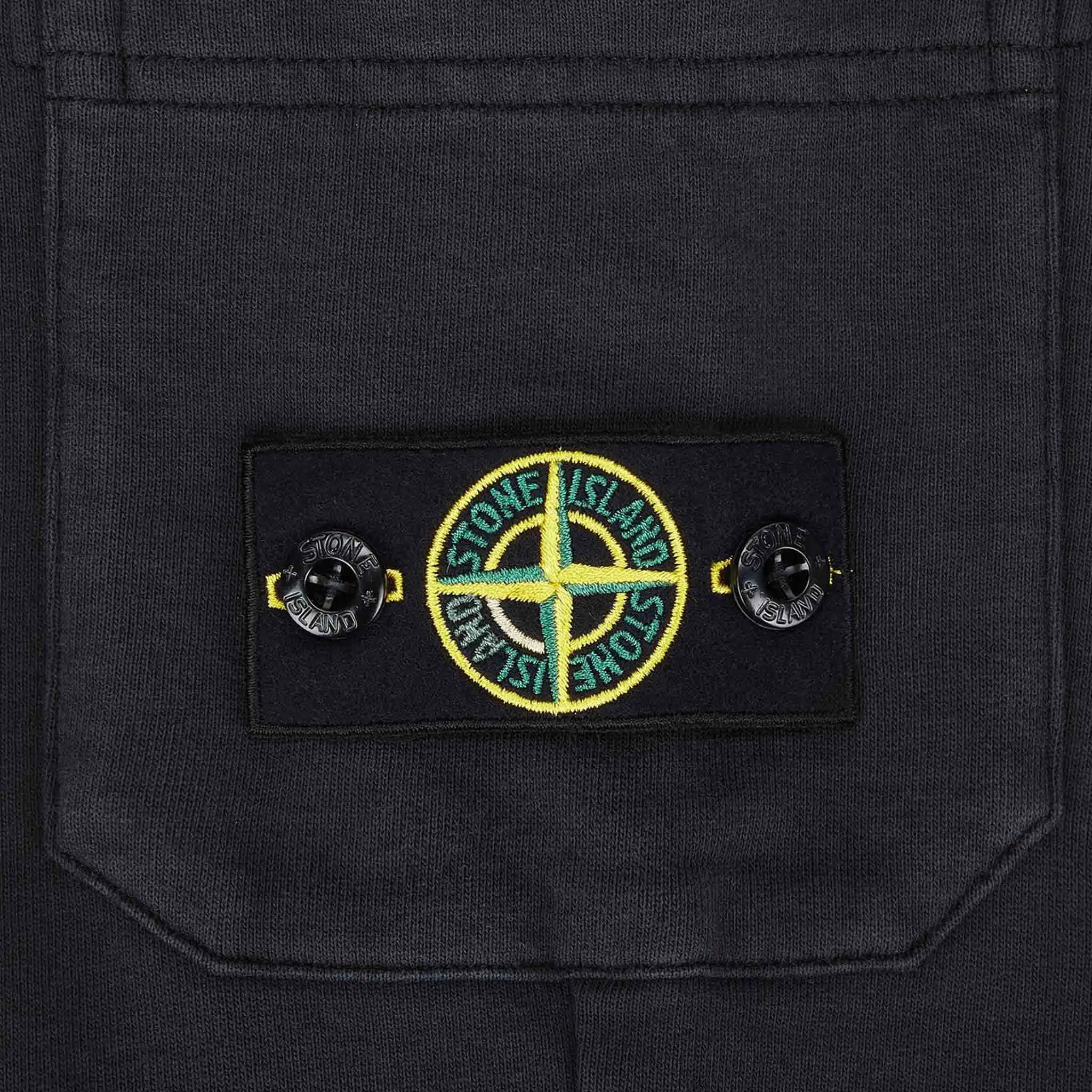 Stone Island Junior Cargo Sweatpants in Black