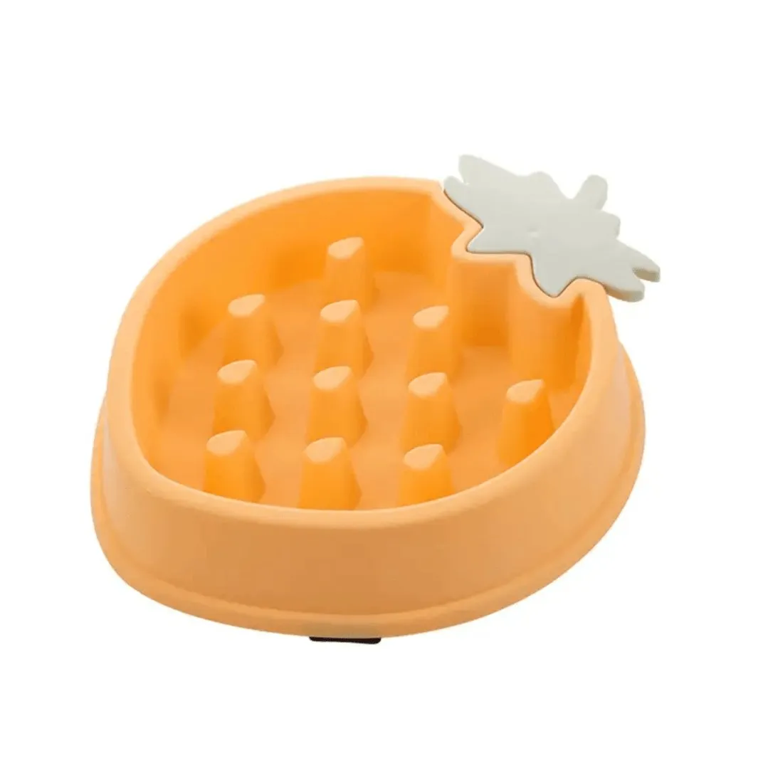 Strawberry Slow Feeder Bowl