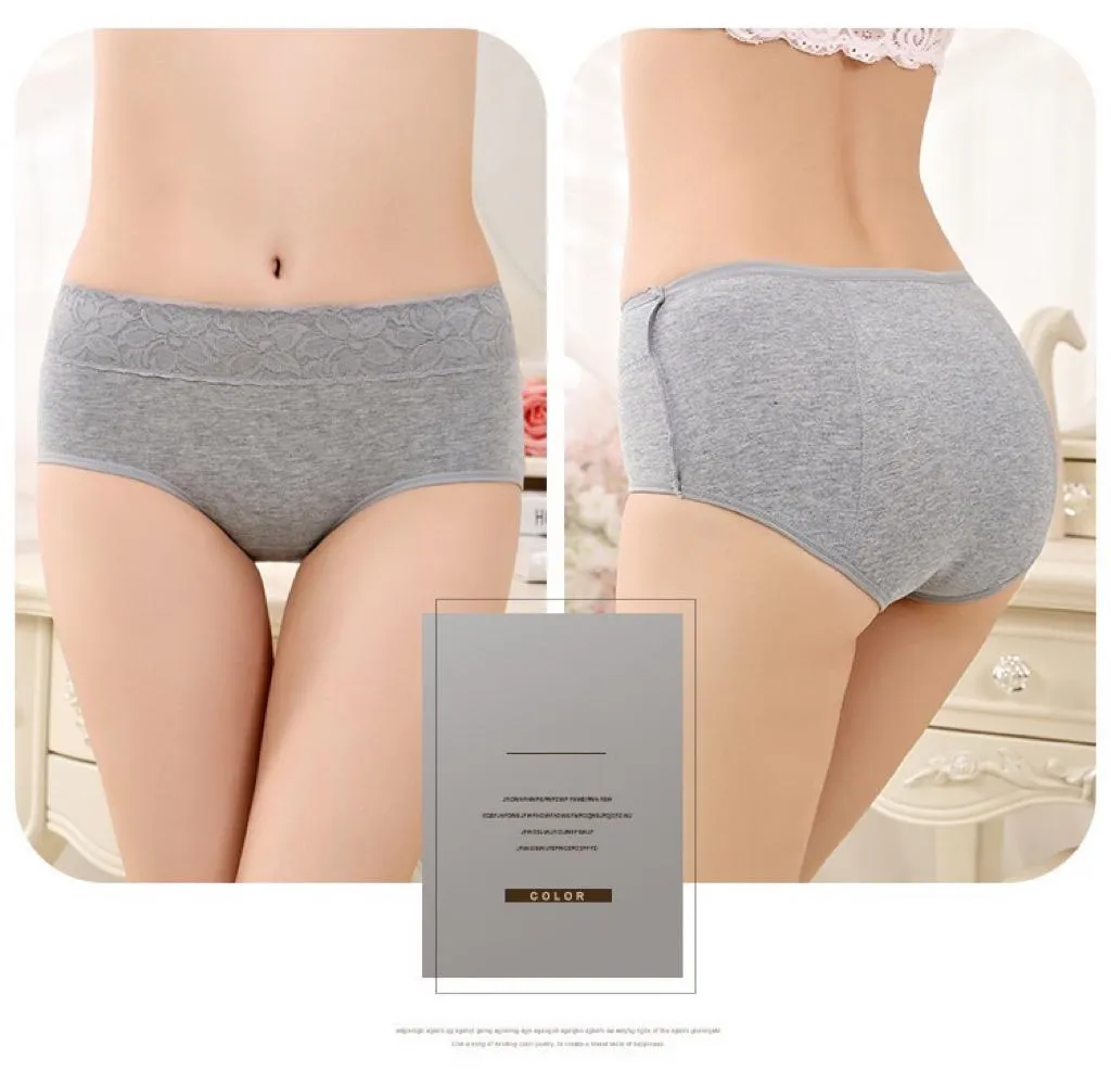 Super Soft Cotton High Waist Leak Proof Period Panties-Purple