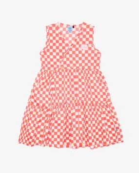 TGC Checker Muslin Cross Over Play Dress