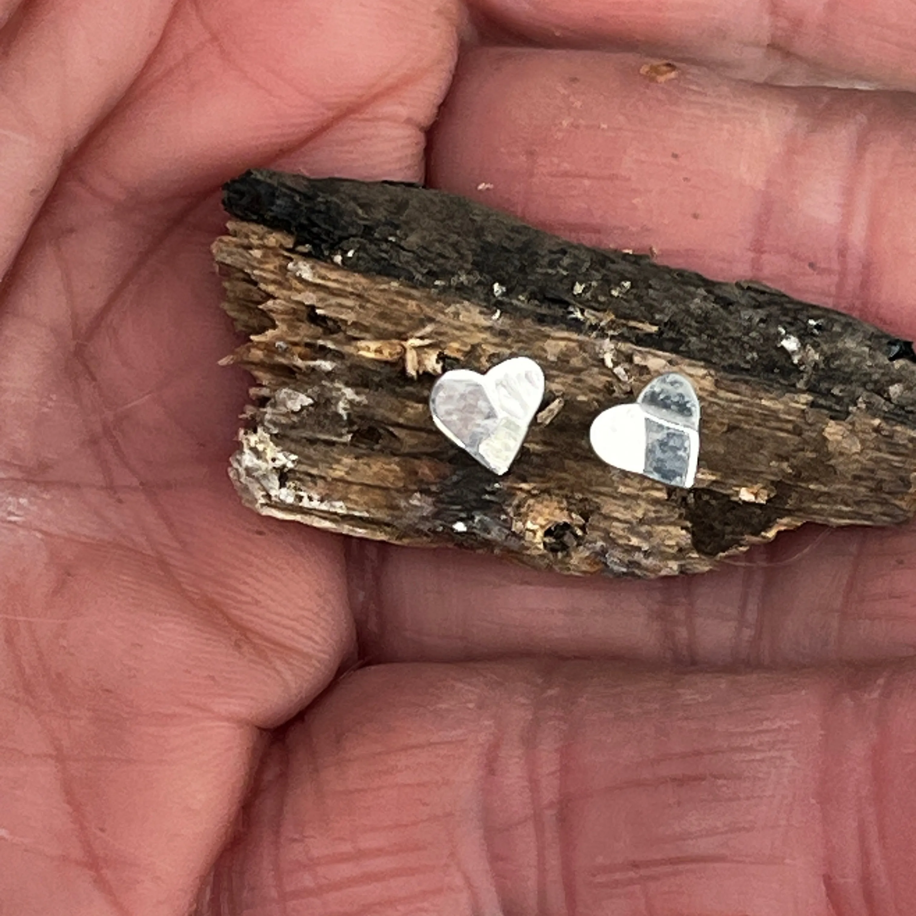Tiny Heart Studs