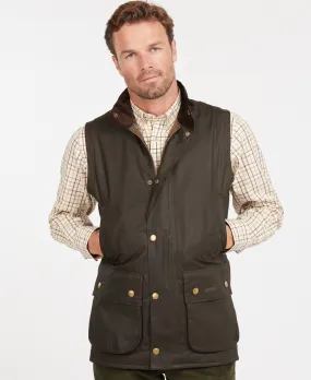 Westmorland Wax Gilet- Olive