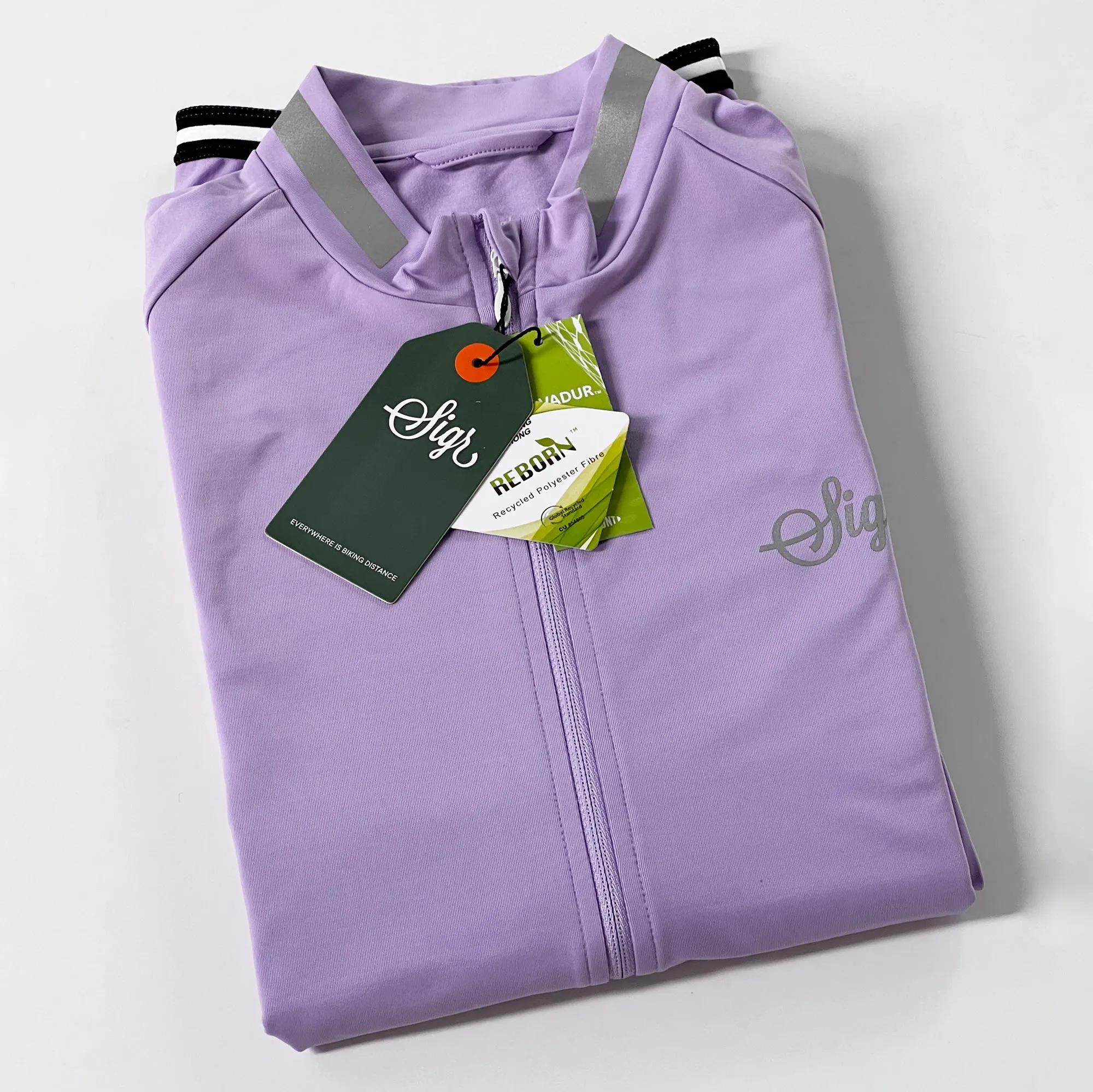 Wildflower Light Purple Men's Long Sleeved Jersey