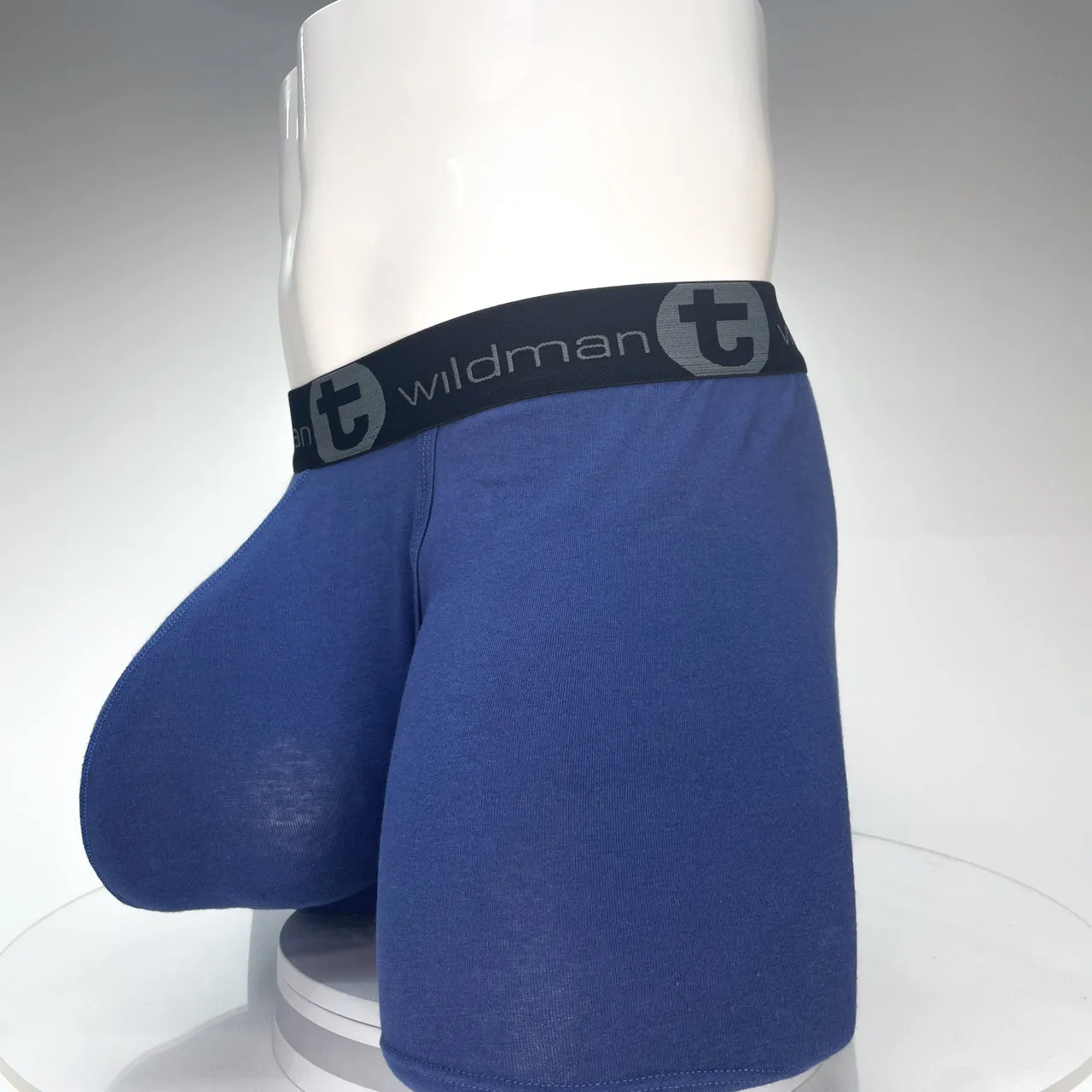 WildmanT Cotton Monster Cock 5" Inseam Boxer Brief Dark Blue