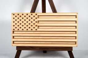 Wooden American Flag Wall Art