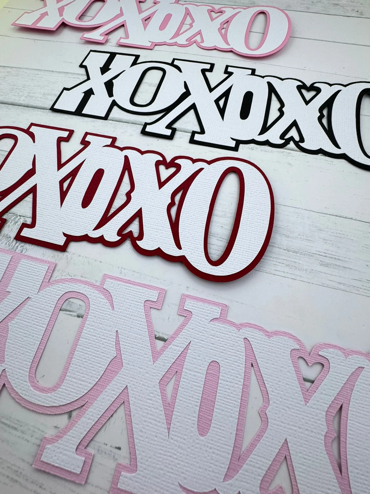 XOXO Layered Die Cut Large